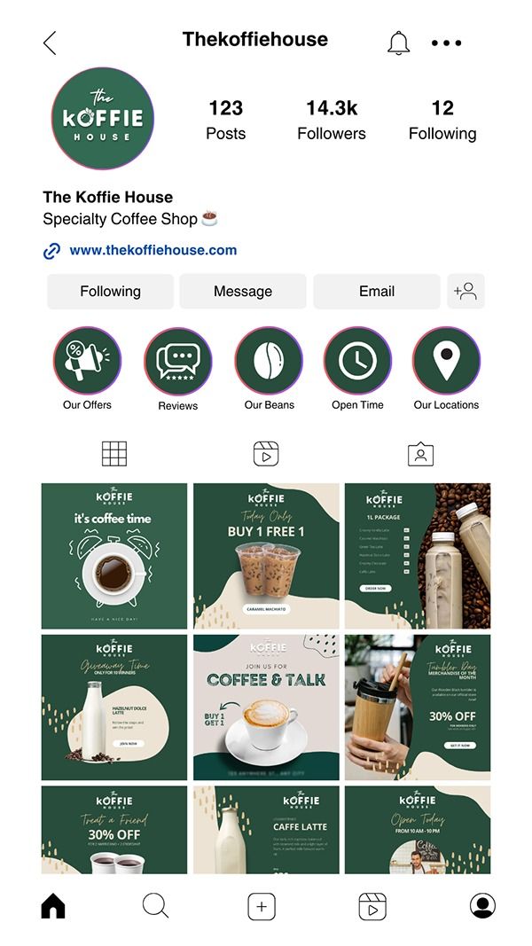 The Koffie House Instagram